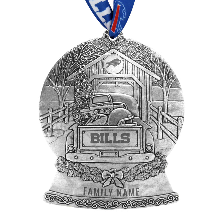 Buffalo Bills Tailgate Truck Snow Globe Ornament