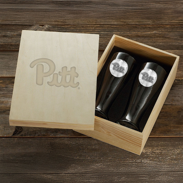 University of Pittsburgh 2-Piece Pilsner Set in Collectible Box