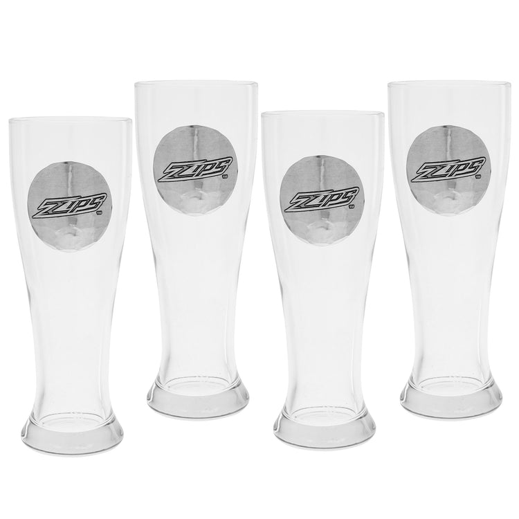 University of Akron 4-Piece Pilsner Set