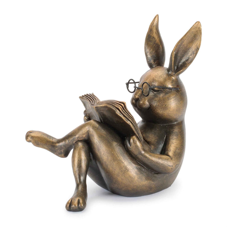 Book-Loving Bunny Figurine