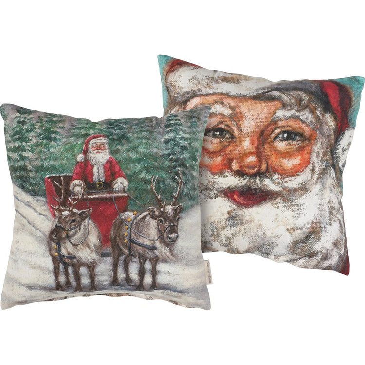 Santa's Sleigh Pillow