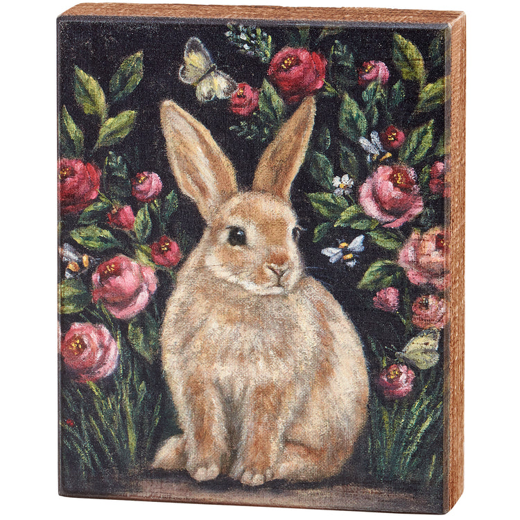 Box Sign - Woodland Bunny