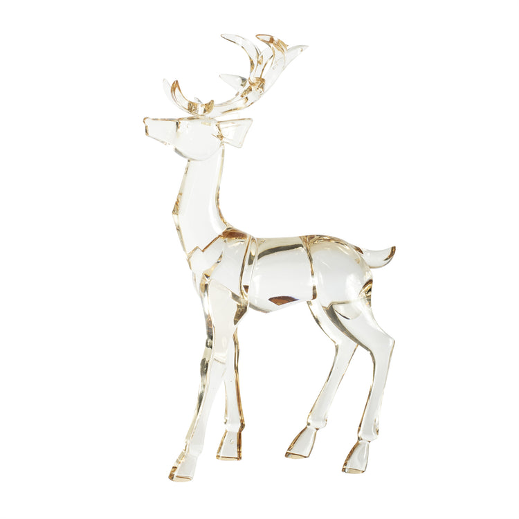 Faceted Standing Stag Figurine
