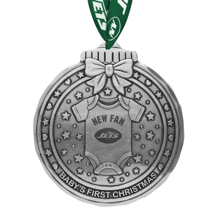 New York Jets Babys First Touchdown Ornament