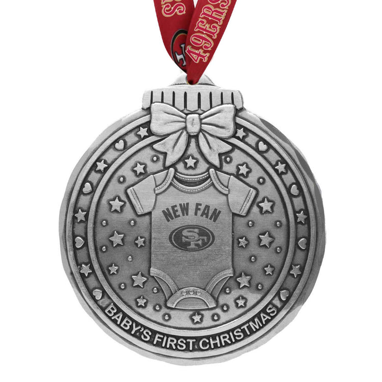 San Francisco 49ers Babys First Touchdown Ornament