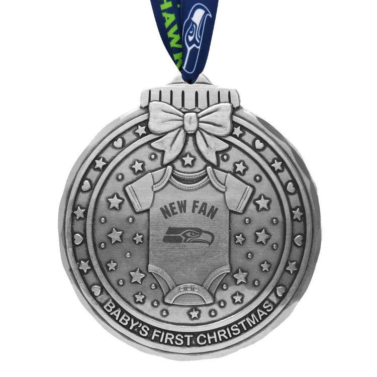Seattle Seahawks Babys First Touchdown Ornament