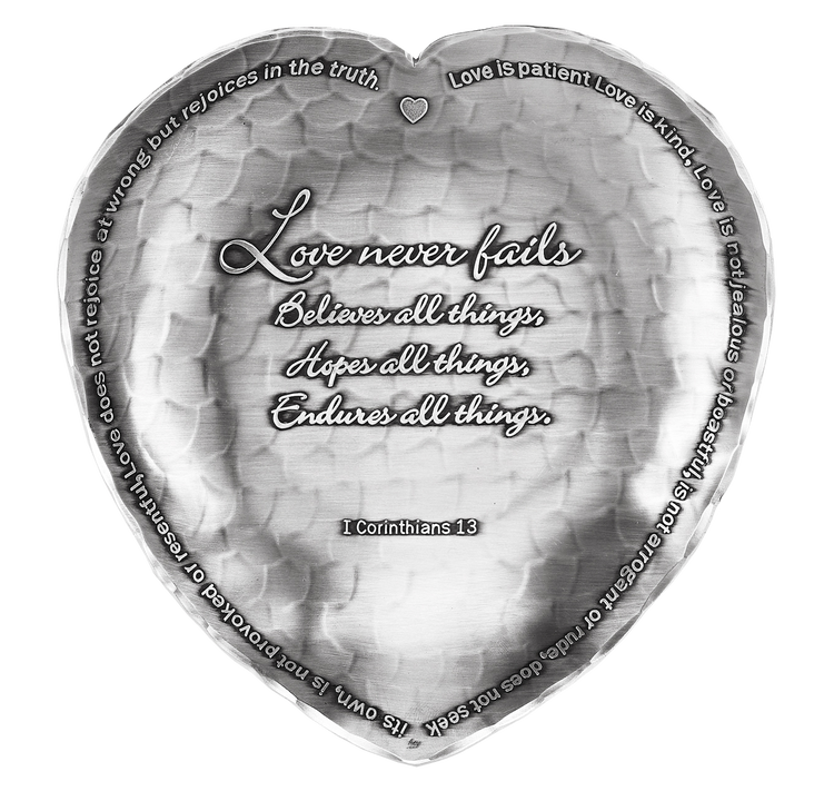 1st Corinthians Curved Dish