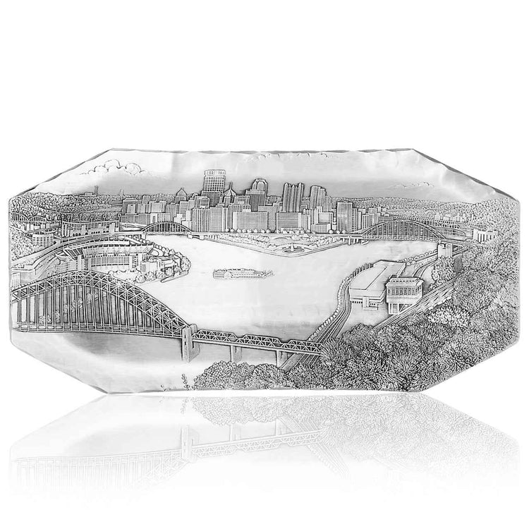 Pittsburgh Skyline Mancini Tray