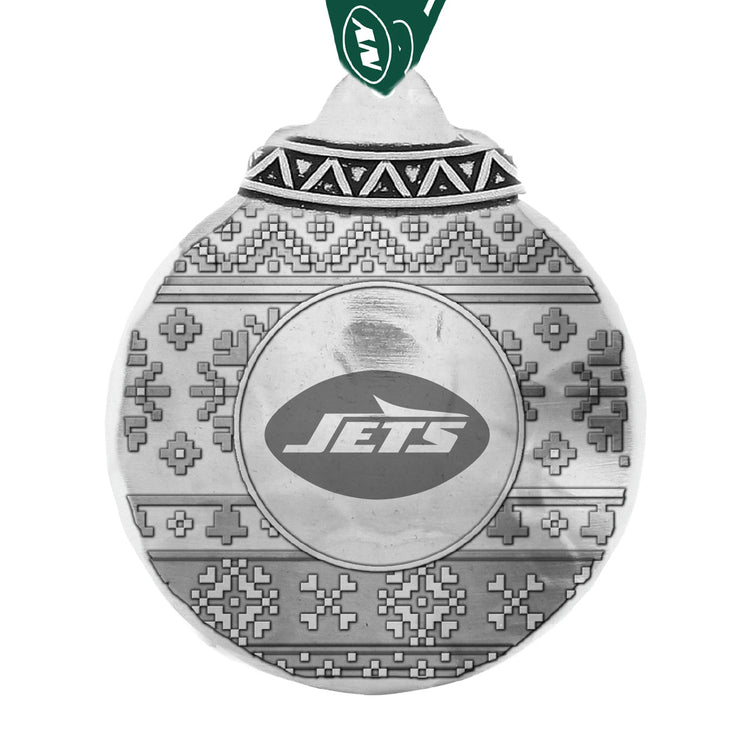 New York Jets Ugly Sweater Ornament