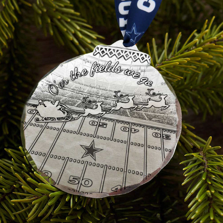 Dallas Cowboys O'er The Fields We Go Ornament