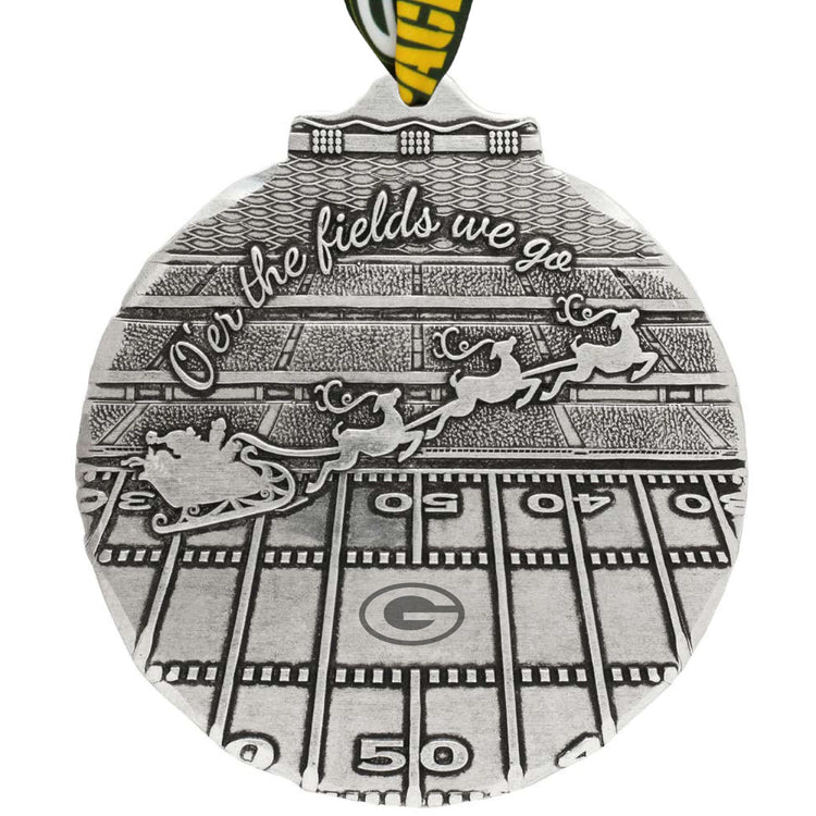 Green Bay Packers O'er The Fields We Go Ornament
