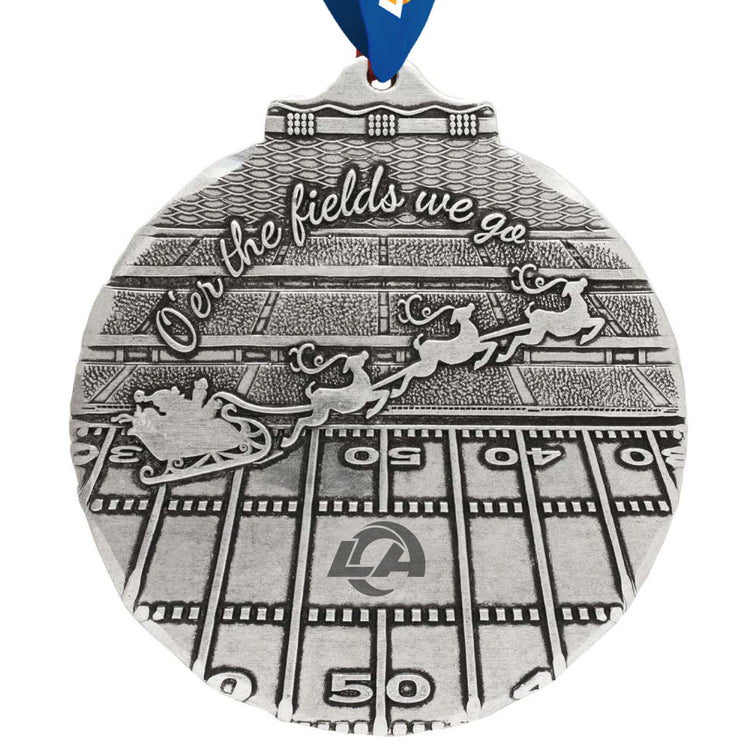 Los Angeles Rams O'er The Fields We Go Ornament