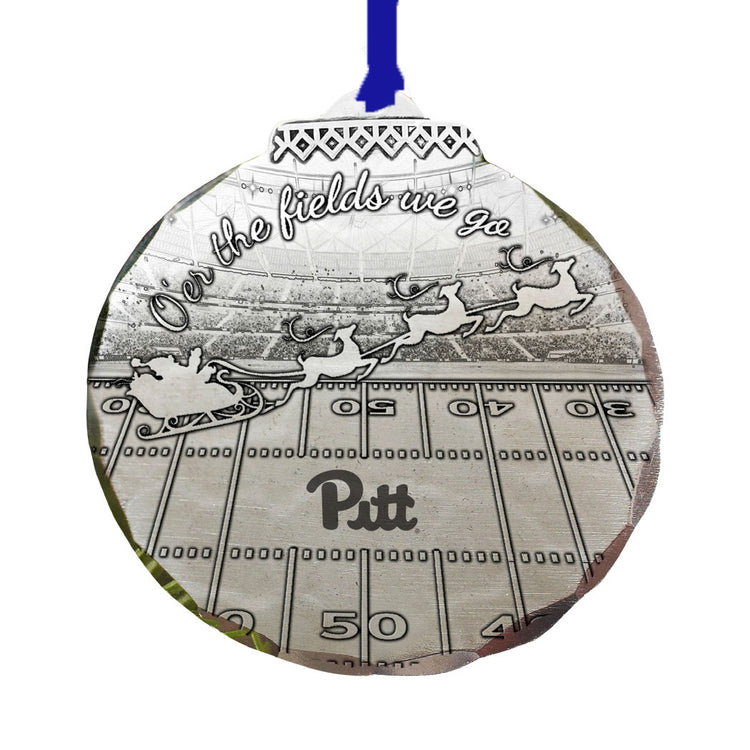 Pitt Panthers O'er the Fields We Go Orament