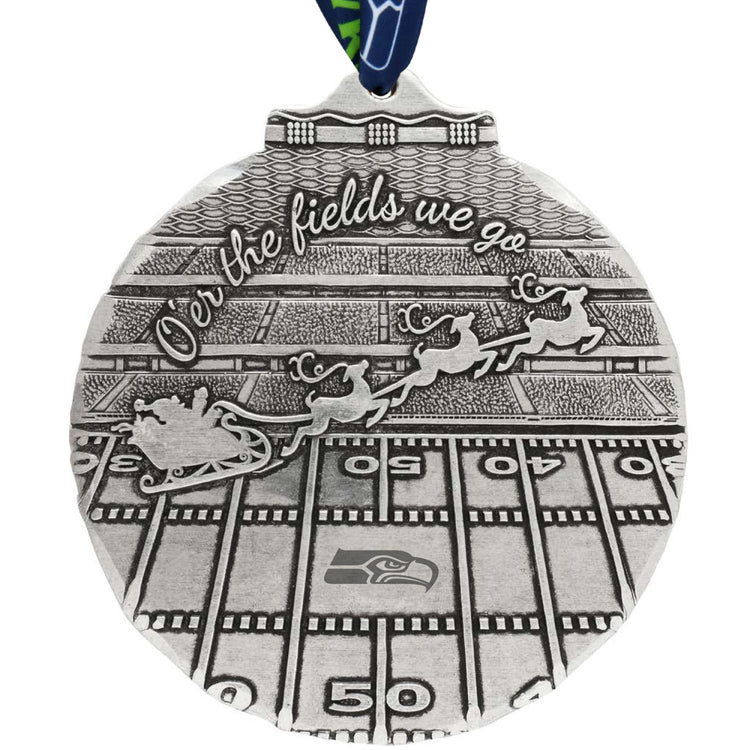 Seattle Seahawks O'er The Fields We Go Ornament