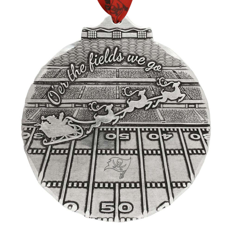 Tampa Bay Buccaneers O'er The Fields We Go Ornament