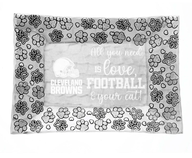 Cleveland Browns Expressions Pet Cat Tray