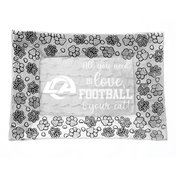 Los Angeles Rams Expressions Pet Cat Tray
