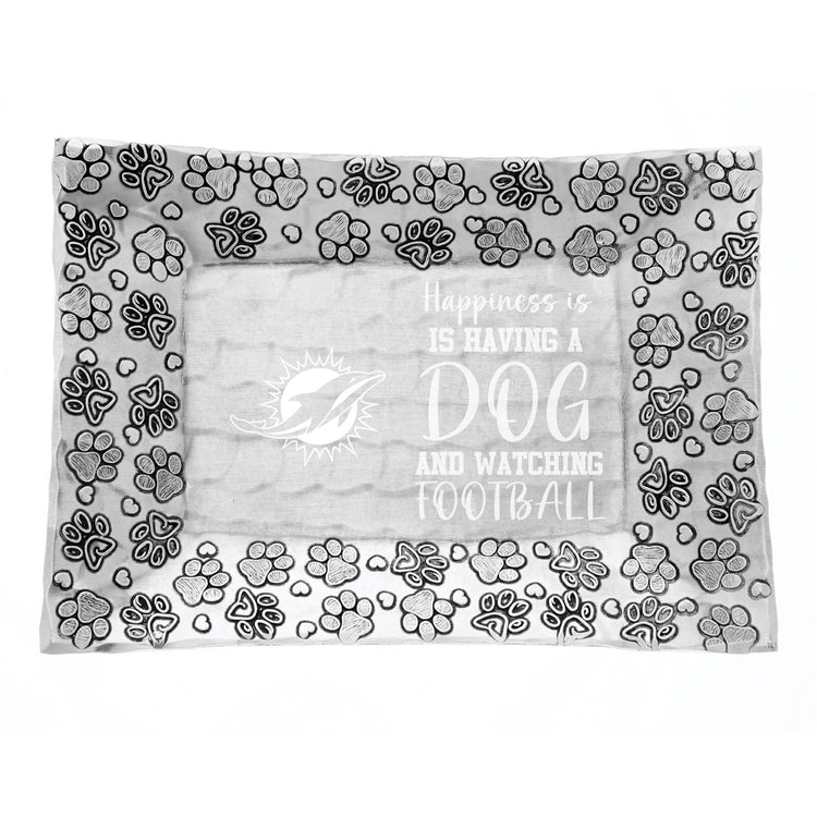 Miami Dolphins Expressions Pet Dog Tray