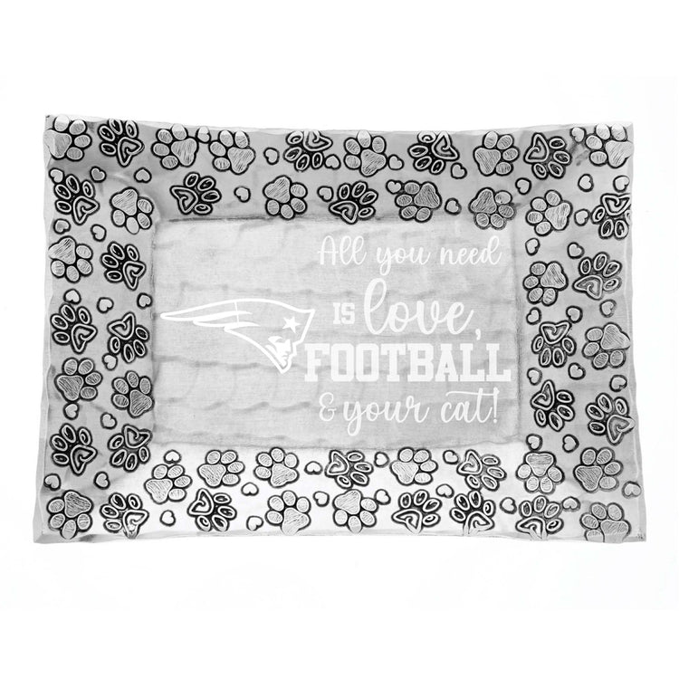 New England Patriots Expressions Pet Cat Tray