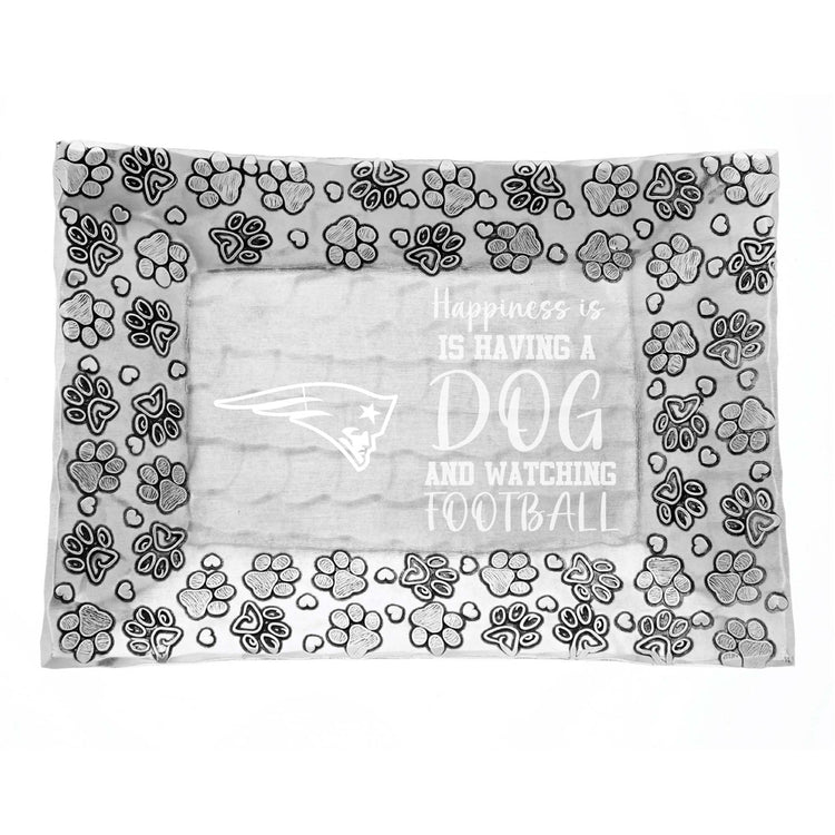 New England Patriots Expressions Pet Dog Tray