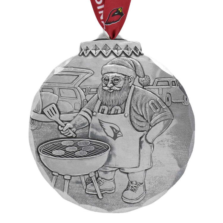 Arizona Cardinals Santas Sizzlin Tailgate Ornament