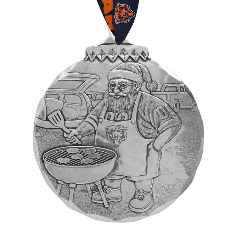 Chicago Bears Santas Sizzlin Tailgate Ornament