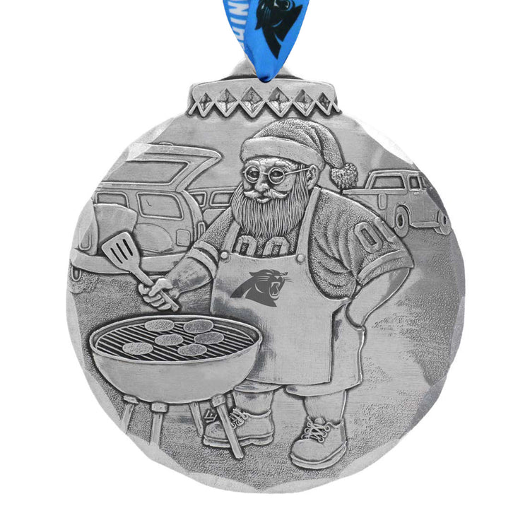 Carolina Panthers Santas Sizzlin Tailgate Ornament