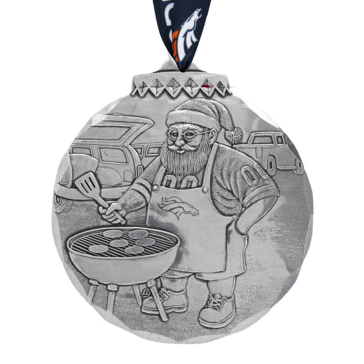 Denver Broncos Santas Sizzlin Tailgate Ornament