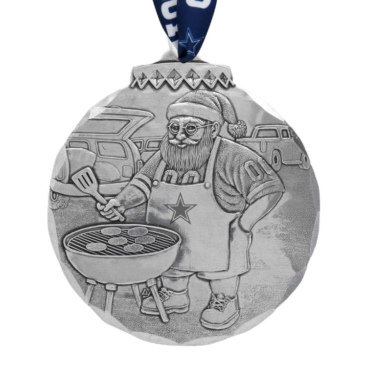 Dallas Cowboys Santas Sizzlin Tailgate Ornament