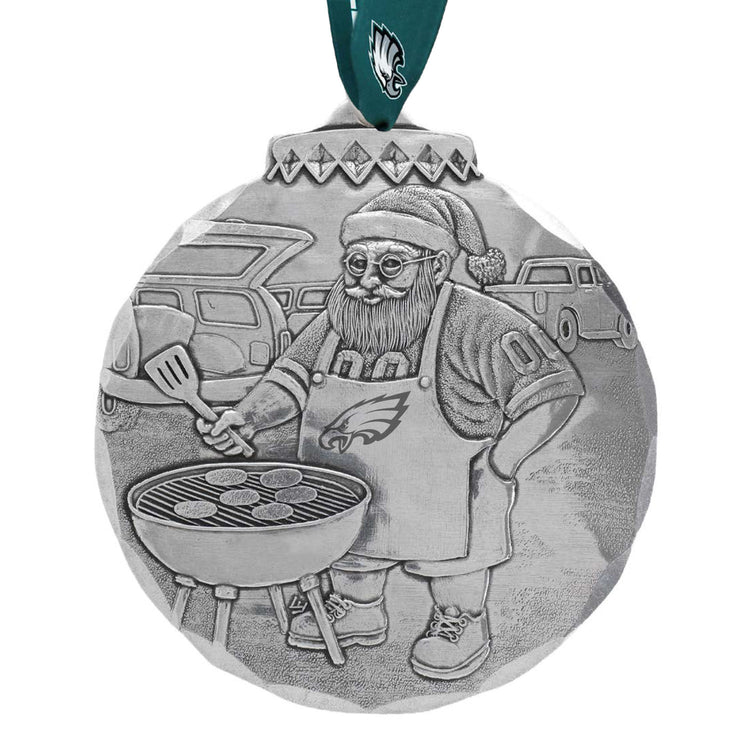Philadelphia Eagles Santas Sizzlin Tailgate Ornament