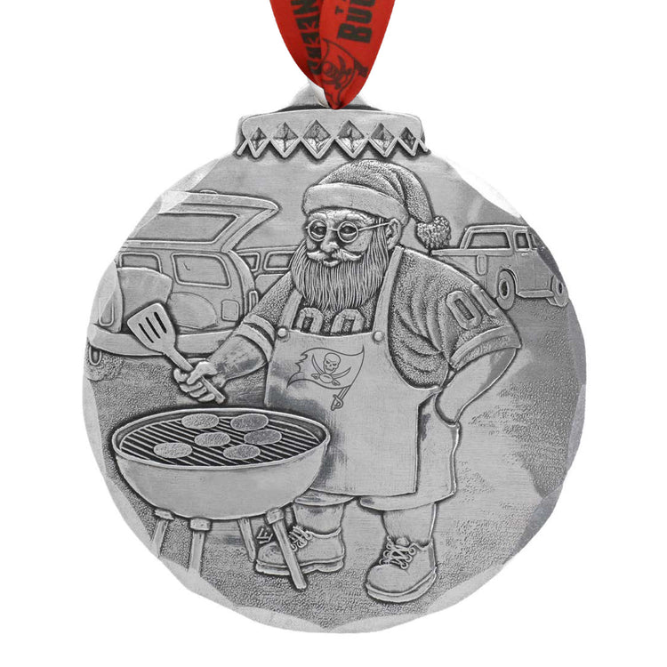 Tampa Bay Buccaneers Santas Sizzlin Tailgate Ornament