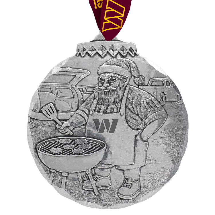 Washington Commanders Santas Sizzlin Tailgate Ornament