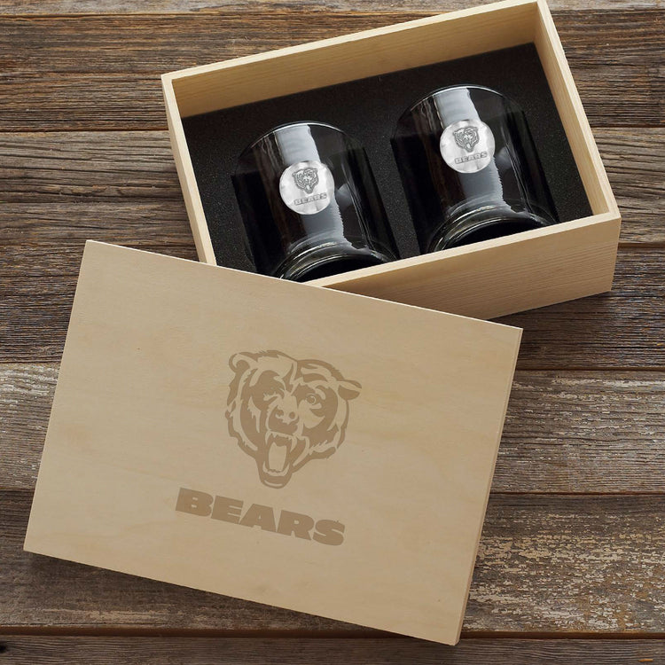 Chicago Bears 2-Piece Rocks Set in Collectible Box