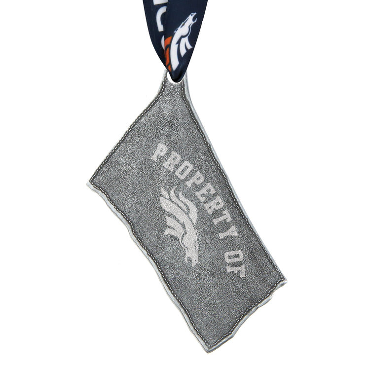 Denver Broncos Rally Towel Ornament