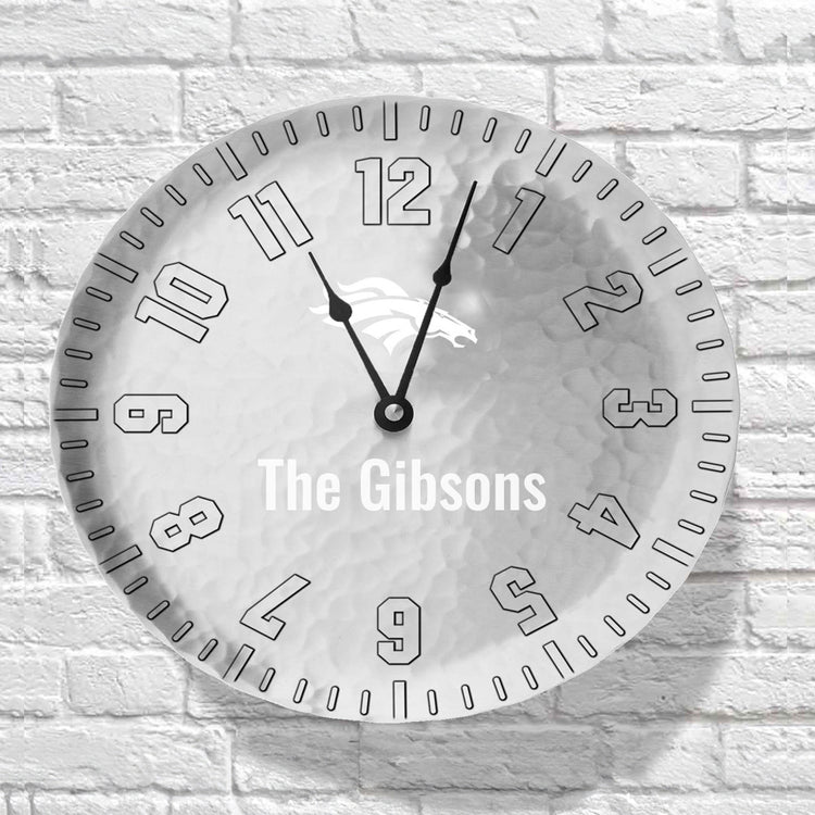 Denver Broncos 9" Wall Clock