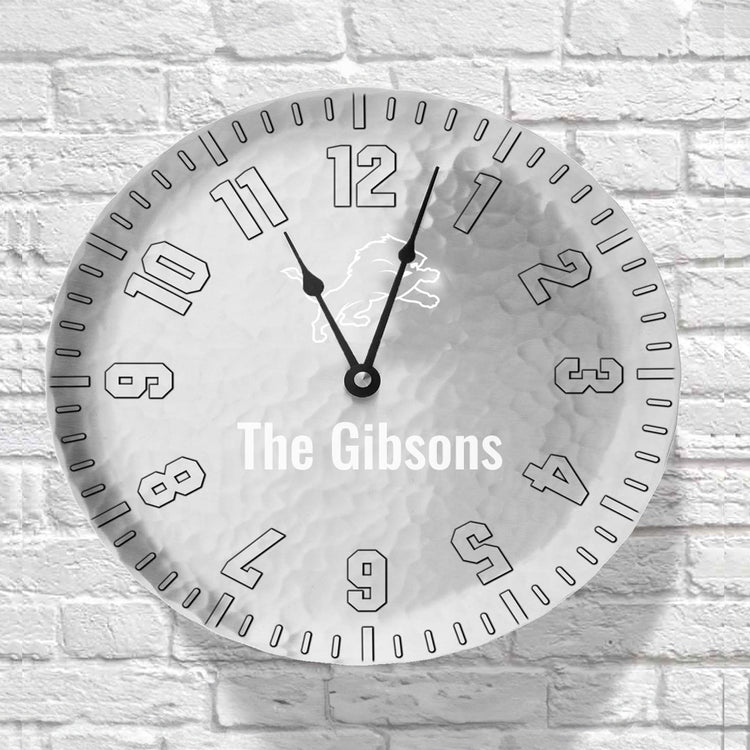 Detroit Lions 9" Wall Clock