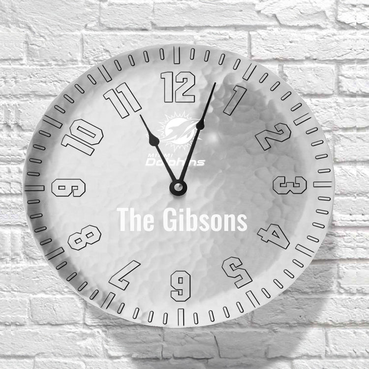 Miami Dolphins 9" Wall Clock