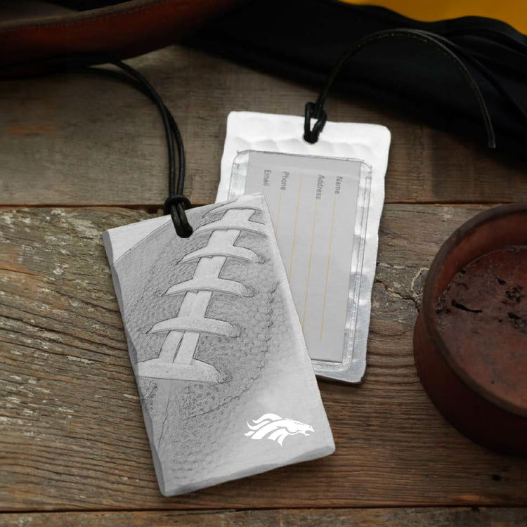 Denver Broncos Football Bag Tag