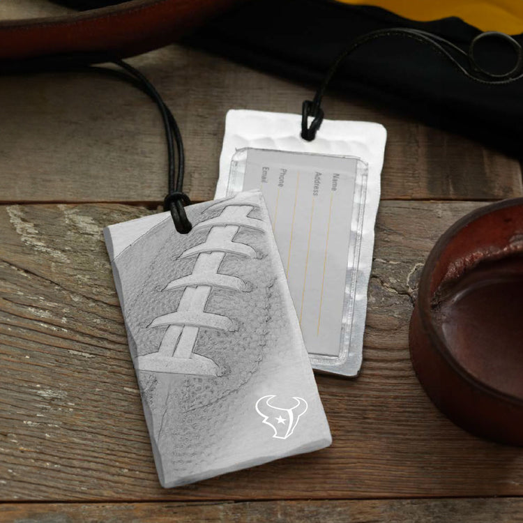 Houston Texans Football Bag Tag