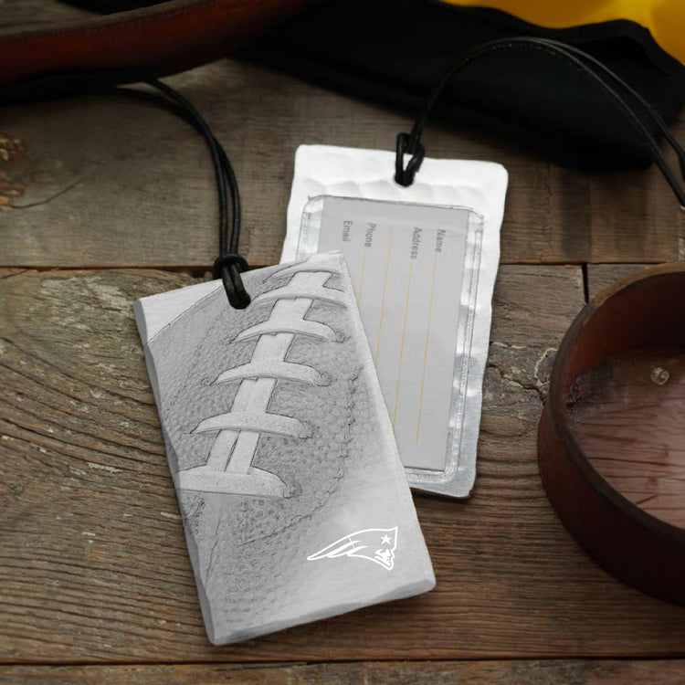 New England Patriots Football Bag Tag