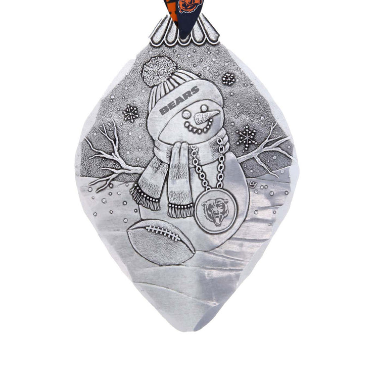 Chicago Bears Superfan Snowman Ornament