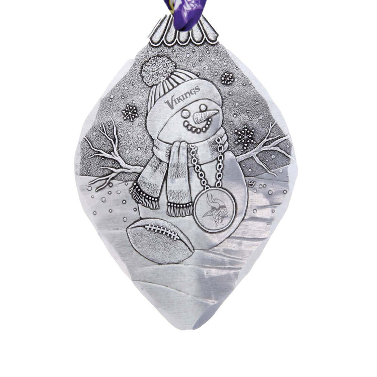 Minnesota Vikings Superfan Snowman Ornament