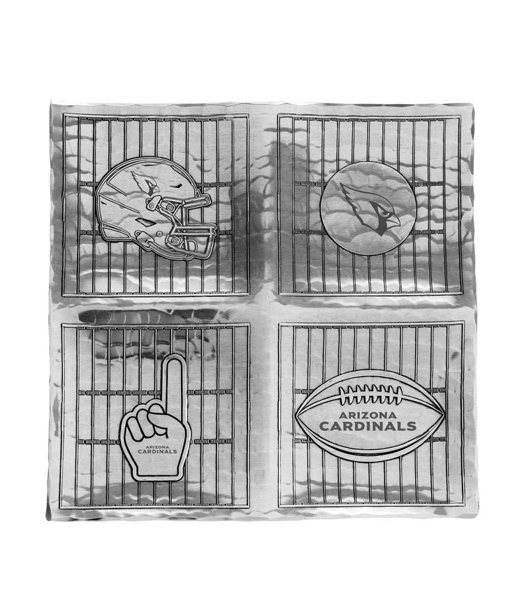 Arizona Cardinals Game Day Quad Serving Tray