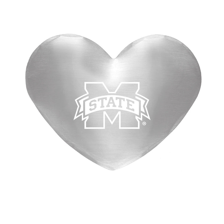 Mississippi State Bulldogs Heart Dish
