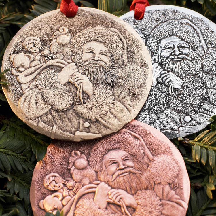 2019 Annual Ornament - A Visit from St. Nicholas (Bronze)