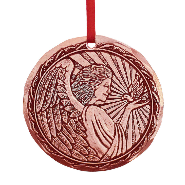 2020 Annual Ornament - Angel of Peace (Copper)