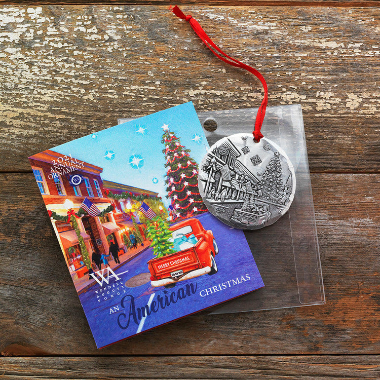 2021 Annual Ornament- An American Christmas (Aluminum)