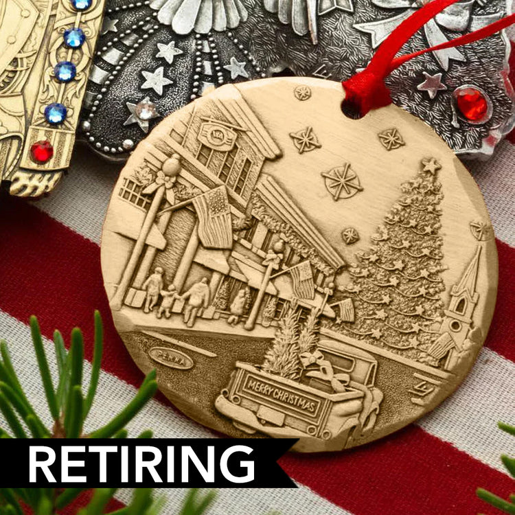 2021 Annual Ornament- An American Christmas (Bronze)