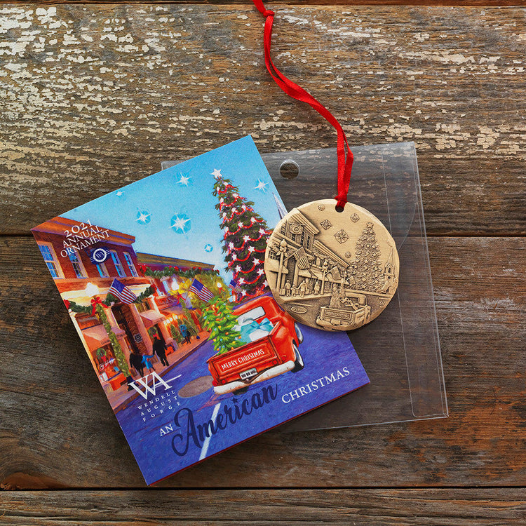 2021 Annual Ornament- An American Christmas (Bronze)