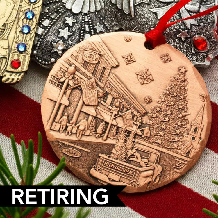 2021 Annual Ornament- An American Christmas (Copper)